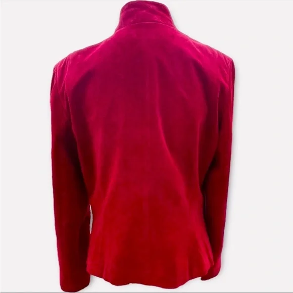 Alfani 100% Leather Suede Jacket - Picture 8 of 13